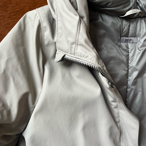 M0851 New coat beige grey winter -30degrees sz 8 - Picture 8 of 9